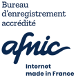 Label de l'Afnic : bureau d'enregistrement accrédité